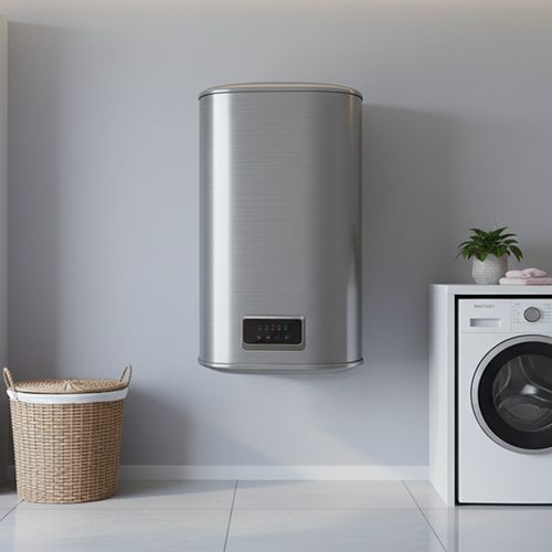 CHAUFFE-EAU 93L Pour 4 à 5 personnes - Gris Aluminium