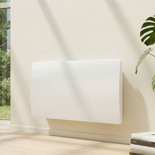 Radiateur à inertie céramique Luxy blanc 2000W connecté Home Smartlink + Box