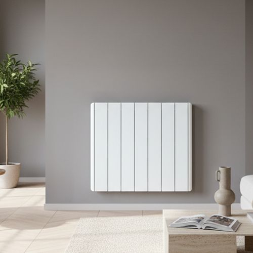 Radiateur Électrique LCD Céramique Blanc 1500W JEYO