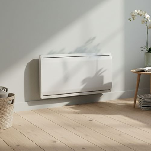 Radiateur Électrique LCD Céramique Blanc 2000W Kamys