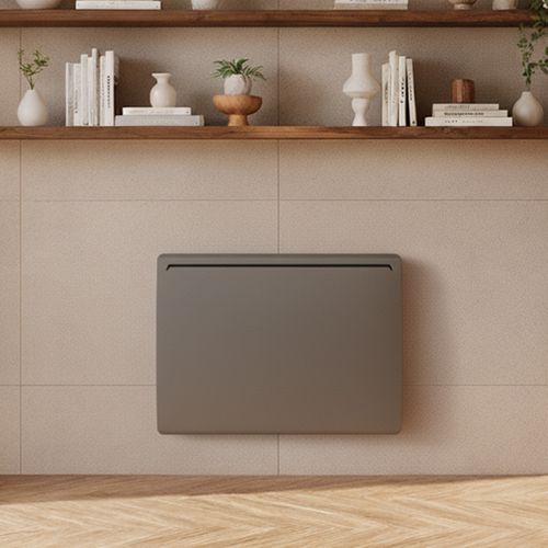 Radiateur Électrique LCD Céramique Gris Anthracite 1000W UNO