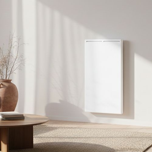 Radiateur Électrique Vertical LCD Céramique Blanc 1500W UNO VERTICAL