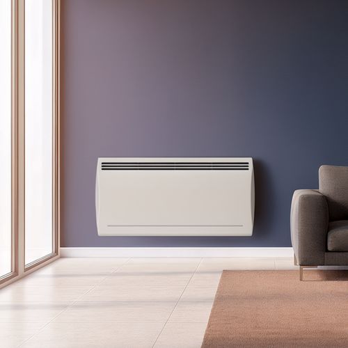 Radiateur Électrique LCD Céramique Blanc 2000W NATA