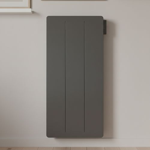 Radiateur Électrique Vertical LCD Céramique Gris Anthracite 1500W YOX VERTICAL