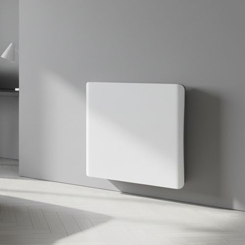 Radiateur Électrique LCD Céramique + Film Blanc Gris 1000W DAKOTA