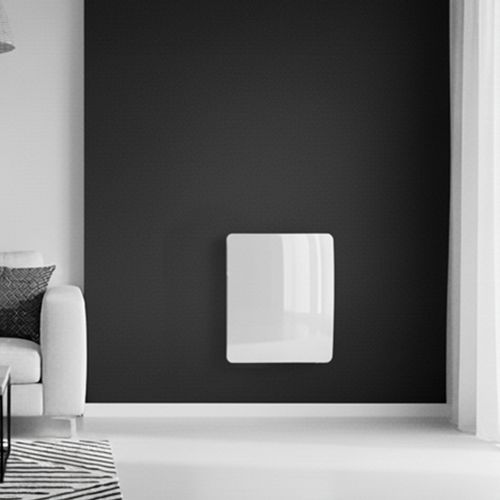 Radiateur Électrique Tactile Fonte + Film Blanc 1000W SIXTY