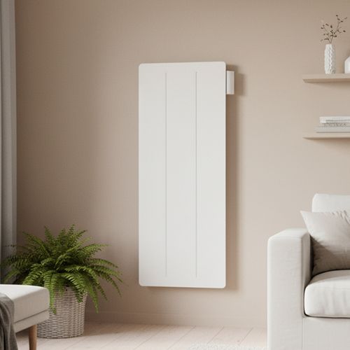 Radiateur Électrique Vertical LCD Céramique + Film Blanc 1500W YOX VERTICAL