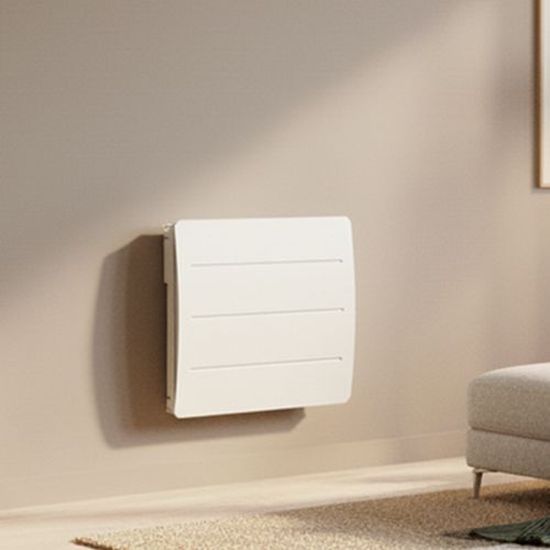 Radiateur Électrique LCD Fonte + Film Blanc 1500W KAIROS