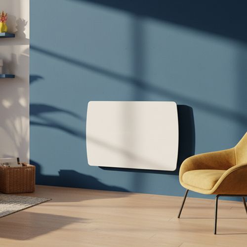 Radiateur Électrique LCD Fonte Blanc 1000W JARPA