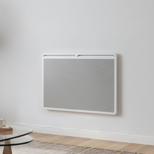 Radiateur Panneau rayonnant LCD Aluminium Blanc 1000W LOGAN