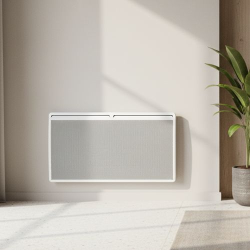 Radiateur Panneau rayonnant Tactile Blanc 1500W LOGAN