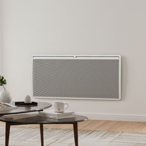 Radiateur Panneau rayonnant LCD Aluminium Blanc 2000W LOGAN