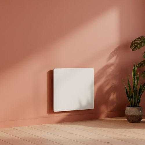 Radiateur Électrique LCD Céramique Blanc 1000W Klaas - Wifi Connecté