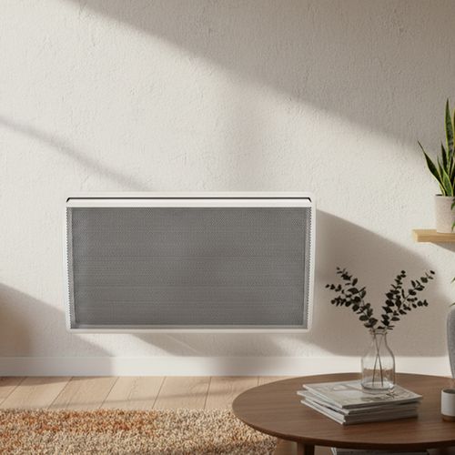 Radiateur Panneau rayonnant Compact LCD Aluminium Blanc 2000W SMART