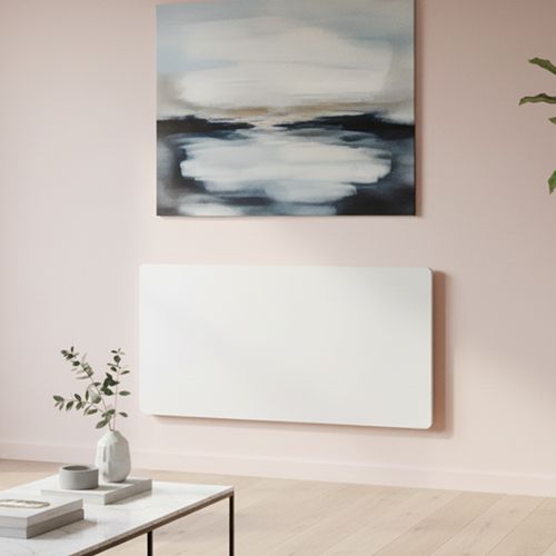 Radiateur Panneau rayonnant LCD Aluminium Blanc 2000W KLAAS