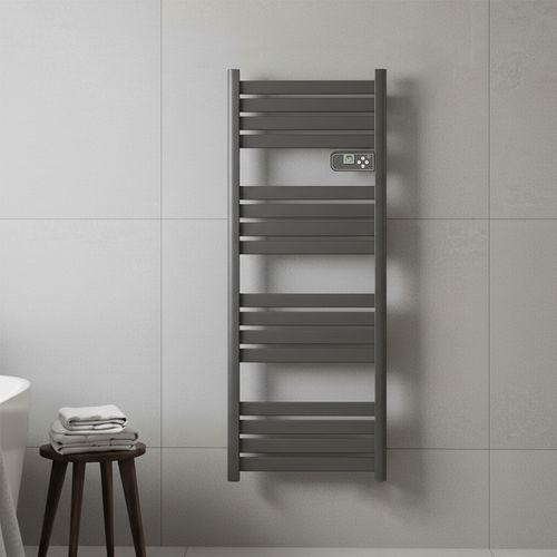 Sèche-serviettes LCD Sans fluide Gris Anthracite 700W ARROW