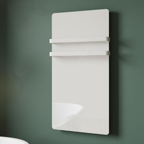 Sèche-serviettes LCD Sans fluide Blanc 1000W SILAM