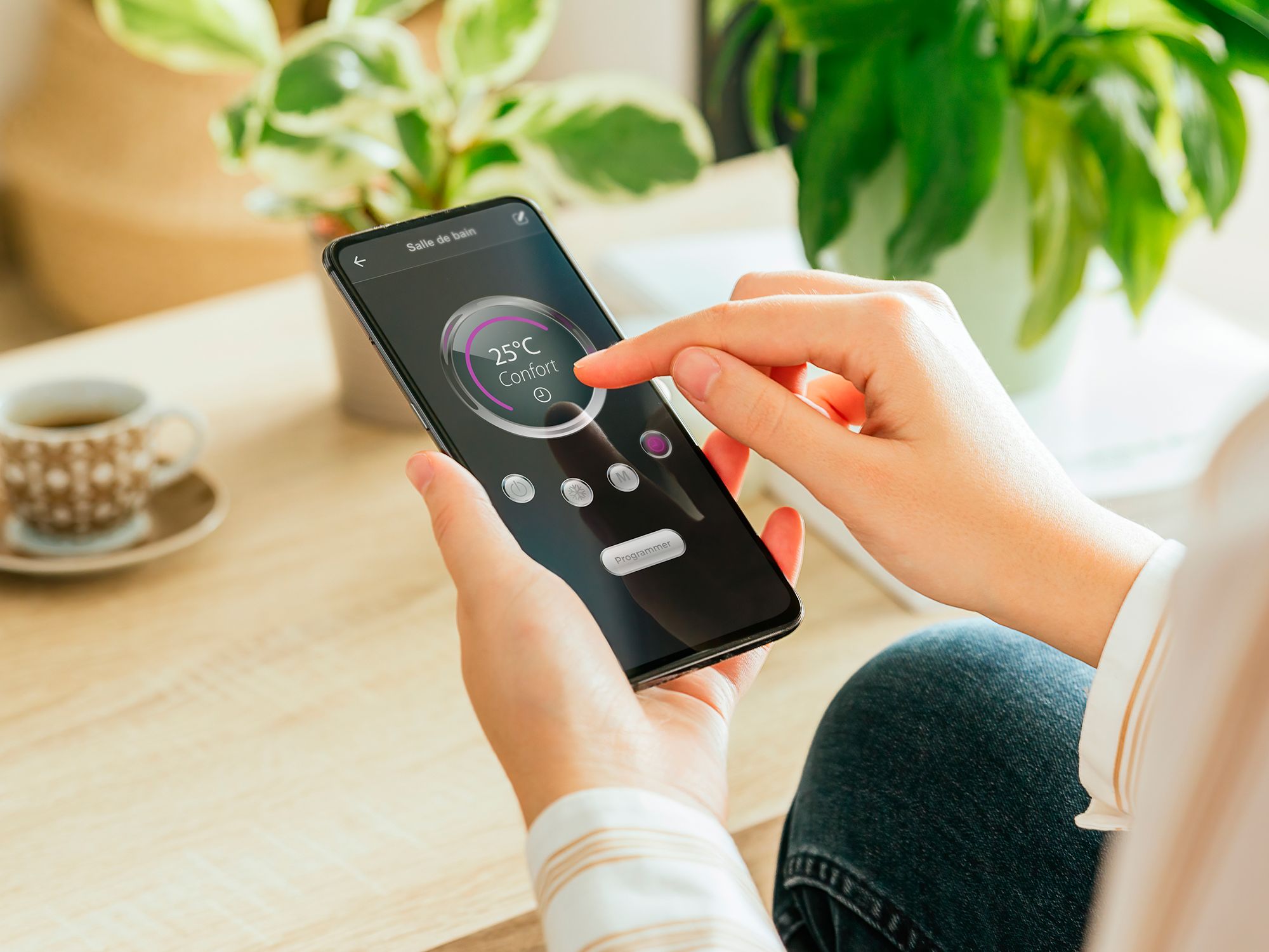 Box Home-SmartLink avec thermostats connectés et application mobile