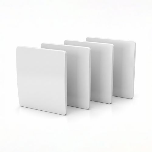 Pack de 4 radiateurs électriques à inertie céramique Luxy 1000W Blanc