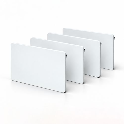 Pack de 4 radiateurs électriques à inertie céramique Ylias 2000W Blanc