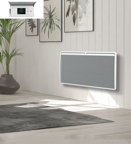 Radiateur Panneau rayonnant Tactile Blanc 1500W LOGAN