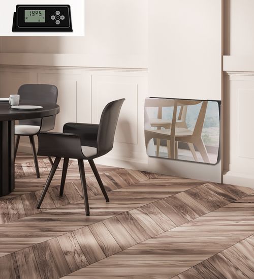 Radiateur Électrique LCD Céramique Miroir 1000W JARPA