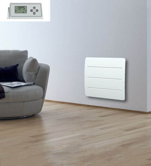 Radiateur Électrique LCD Fonte + Film Blanc 1500W KAIROS