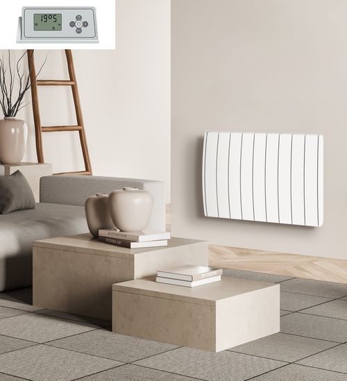Radiateur Électrique LCD Fonte Blanc 2000W JEYO